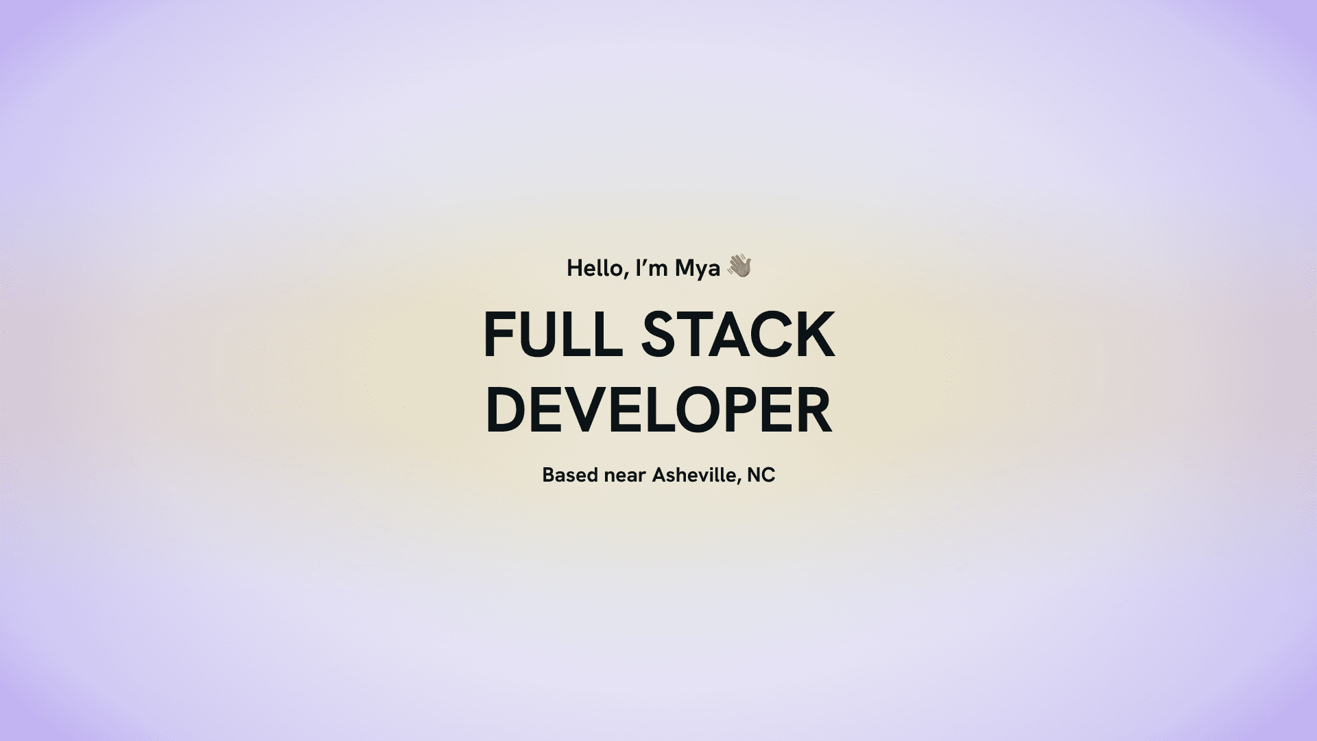 Personal Portfolio